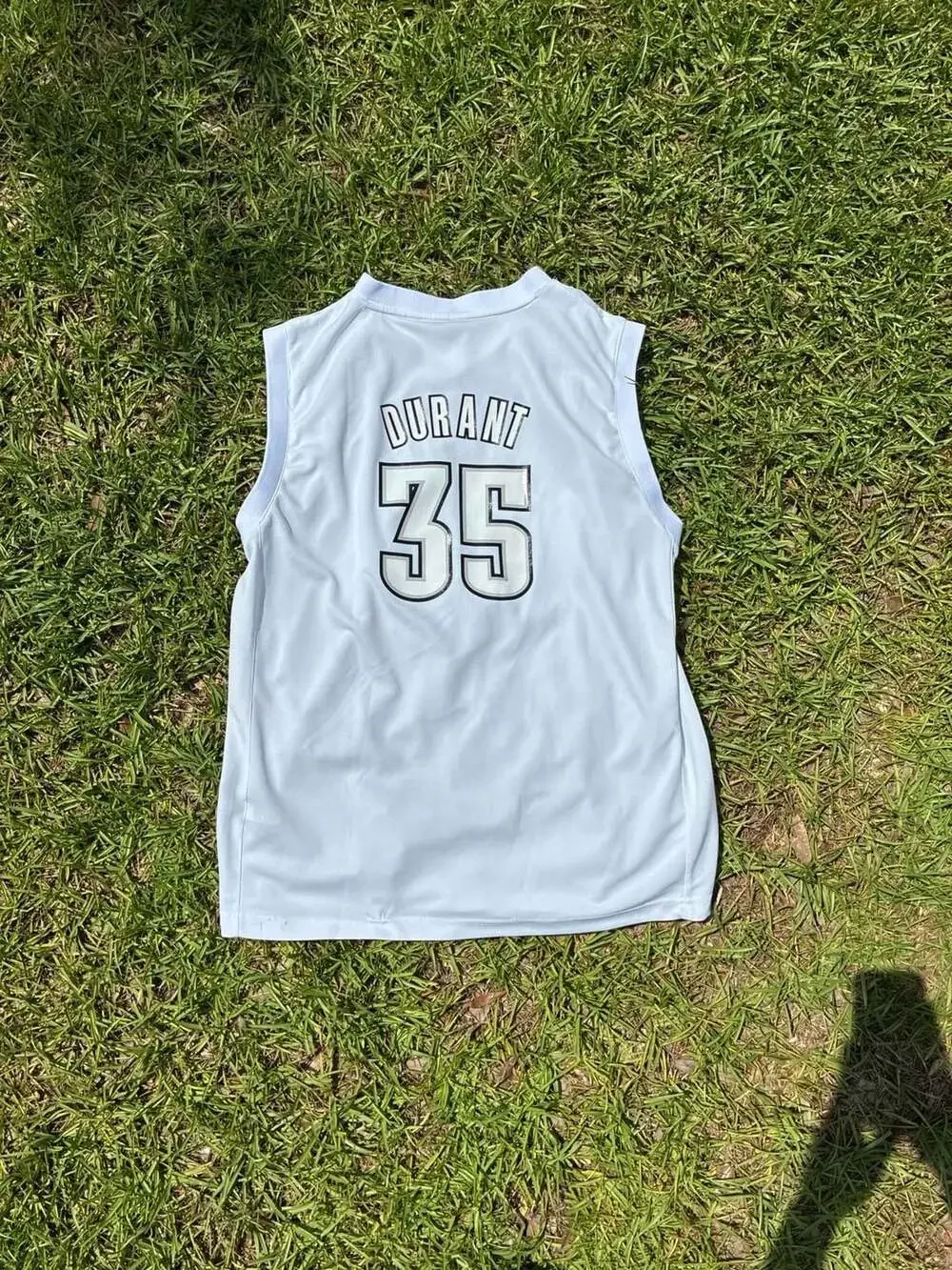 Adidas NBA Oklahoma City Thunder Kevin Durant #35 White Jersey Size XL